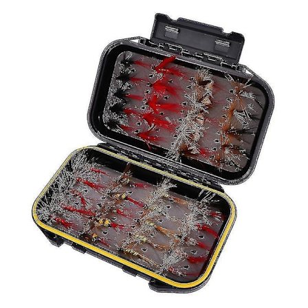 40 stk Insekter Fluer Agner Flufiske Lokker Kunstige Fiskeutstyr For Fiske