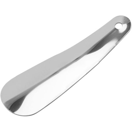 Skohorn i rustfrit stål Metal Skohorn Lang 16cm Passer til alle fodstørrelser til alle fodstørrelser Sko og Støvler Let at bruge