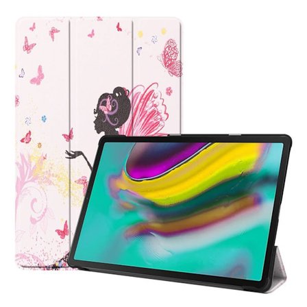 Samsung Galaxy Tab S5e kolminkertainen kuviokotelo - Kauneus Kuvio