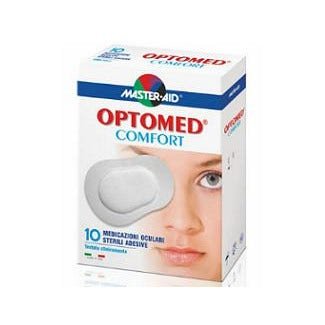Master Aid Optomed Comfort Garza Oculare 10 Pezzi Medicata