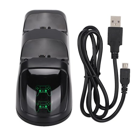 USB 5V 2-port lader med LED-indikator for PS4 Xbox One S-kontroller