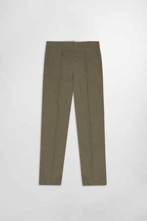 NN.07 Bill 1680 Trouser Male Green Cotton Blend
