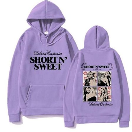 Sabrina And Carpenter Fanituotteet Hupparit Painettu Collegepaita Löysä Pusero Rento Pitkähihainen Miehille Naisille #6 #6