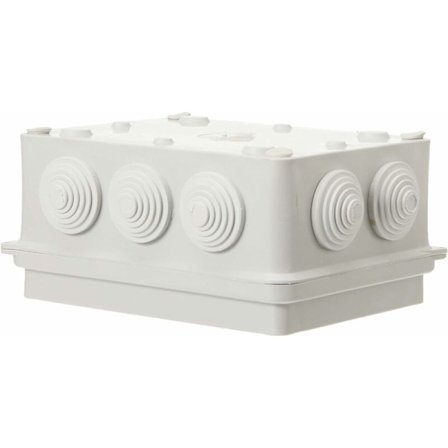 Rektangulær vanntett boks 150 x 110 x 70mm til skrue 1/4 sving IP54-