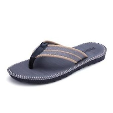 Mote Flip-Flops for Menn og Kvinner - Hjemmesko, Sklisikre Strand-Sko, Kule Student-Sko, Utendørs Slides (43 grå)