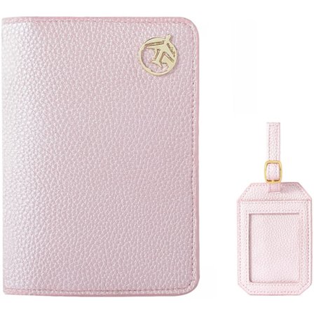 Passholderdeksel, PU-lær reiseveskeetui-arrangør f