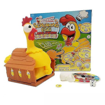 Squawk Chicken Game Lucky Laying Hens Funny Props Toy (FMY)