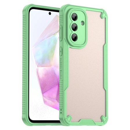 SKALO Samsung A36 5G Armor Hybrid Frosted Skal - Grön