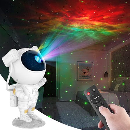 Astronaut Galaxy Projector Stjärnhimmel Nattljus, Astronaut Sta
