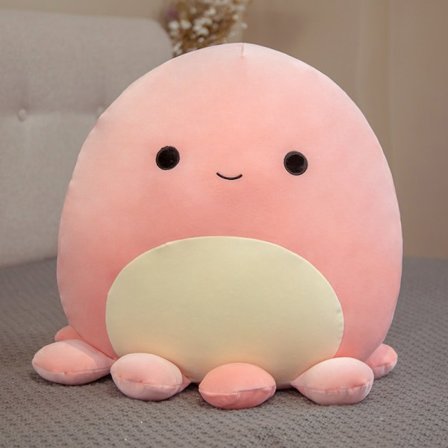 IC 25 cm Squishmallow Blæksprutte Plyslegetøj