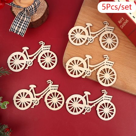 5st 1:12 Dollhouse Miniatyr Jul Cykel Ornament Cykel M