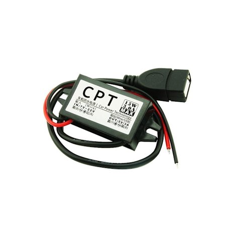 Dc 7-22v Til 5v 3a Usb Hunkonverter Regulator Vandtæt Til Bil Med Overbelastning Over Lav Spænding