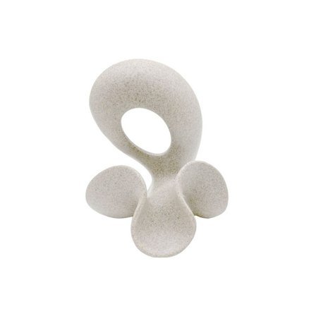 Valkoinen polyresiinikoristefiguuri – 19,5 x 14,5 x 23 cm