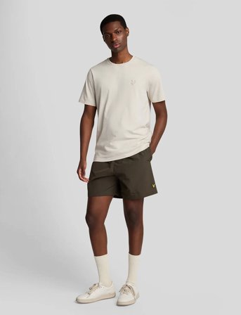 Lyle & Scott Plain Swimshort - Khaki green - S