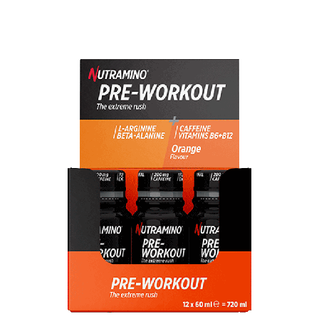 Nutramino Fitness Nutrition 12 x Nutramino PWO Shot, 60 ml