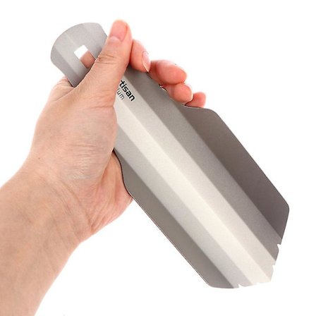 Pure Titanium Ultrakevyt Pottalapio ulkokäyttöön Kompakti kakkalapio