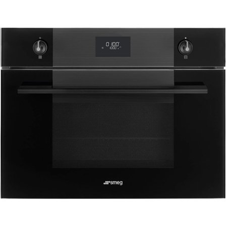 Smeg SO4101M1B3 Linea kompakt ovn/mikroovn 40 l, sort | KitchenOne