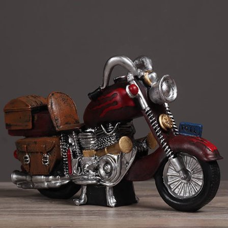 Model Motorcykel, Dekoration til Stuen, Retro Dekoration, Perfekt Gave til Hjemmet Butik Dekoration, Moderne Stue Ornamenter, Polyresin, Gave, 