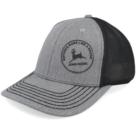 John Deere - Gris trucker Gorra - Vintage 3D Print Black/Grey Trucker @ Hatstore