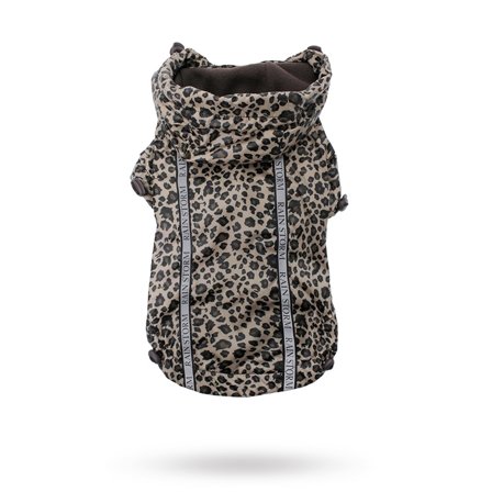 Urban Pup - Leopard Print Rainstorm Regntäcke - Regnkläder, regnjacka & regntäcke till hund