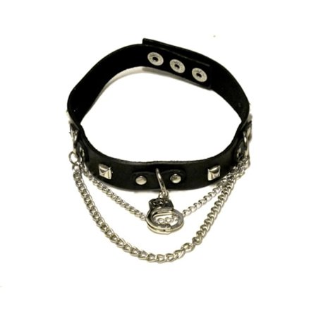 Nitte halskæde - Kæder, Pyramide nitter og håndjern