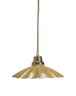 Vinduslampe Ester av metall Gul