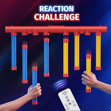 Fånga Pinnar Spel 2025 Reflex Utmaning Spel Hand-Öga Koordination Träning för Barn Vuxna