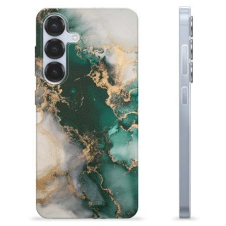Samsung Galaxy S25 TPU-Skal - Jade Marmor