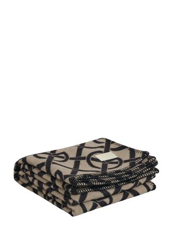 G-Pattern Throw Home Textiles Cushions & Blankets Blankets & Throws Brun GANT*Betinget Tilbud
