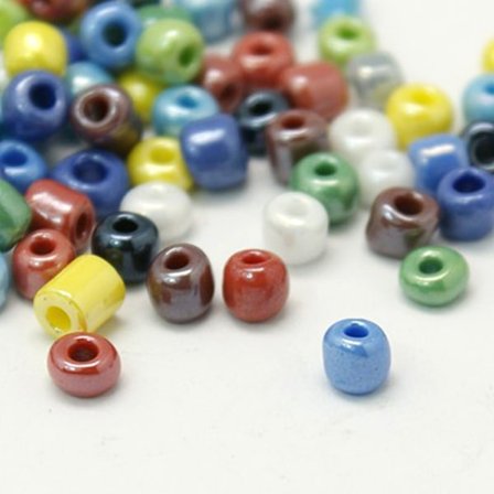 Seed beads - Mixade färger opak - 2mm - 40 gram