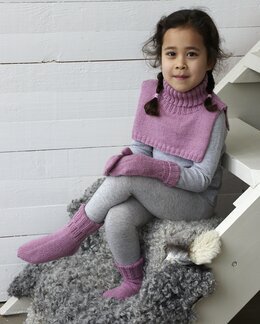 Strikkeoppskrift Hals, votter og sokker - Svarta Fåret