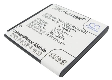 Batteri till SmartPhone, Mobil för GIONEE GN320, GN380, GN205