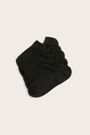 Kappahl | Sneaker-sukat, 5-pack Musta 40/44 | Musta