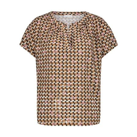 Jane Lushka Top Remi Technical Jersey Brun, Dame