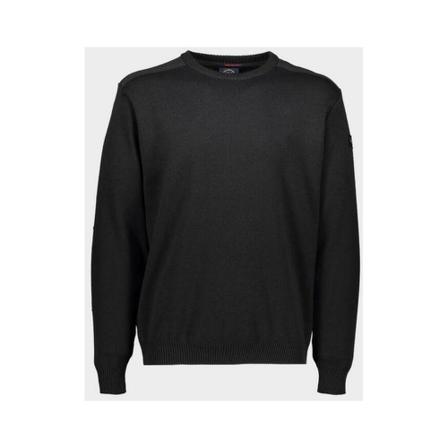 Paul & Shark Round Neck Knitwear , Zwart , Heren , Maat: S Truien & Vesten