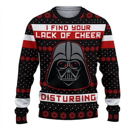 Julegenser for menn, 3D digitaltrykt genser med rund hals, høst-/vinterklær - EL1834 - Størrelse 6XL 6XL