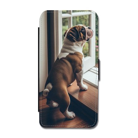 Hund Engelsk Bulldogg Samsung Galaxy S22 Flip Mobilfodral