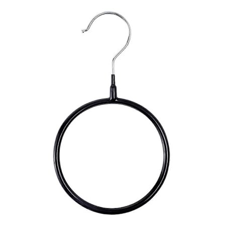 10 stk. Skjerf Slips Oppbevaringsring Stativ Skjerfholder Metall Kleshenger Multifunksjonelle Skjerf Belte Slips Display Spor Holdere