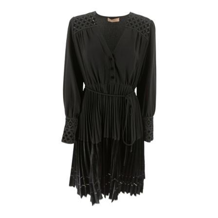 Twinset, Short Dresses Zwart, Dames, Maat:S