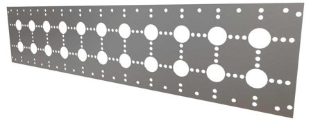 LK Systems 1882621 Väggskena Dubbel, höjd 160 mm, Installation