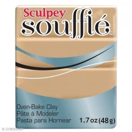 Sculpey Soufflé bakande polymermodelllera - Latte Brown - nr 6301 - 48 g