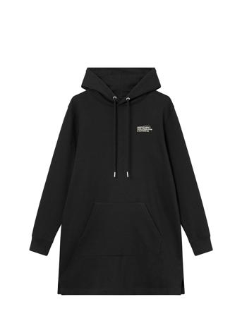 Long Offcourt Hoodie Black Cuera