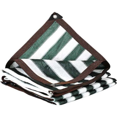 Solskjerm Seil Markise Solbeskyttelse for Uteplass Solskjerm Tak Hage Blomst Plante Drivhus Låve Kennel UV-bestandig Skyggeduk 2x2m