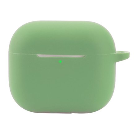 AirPods 4 Fodral Bluetooth-hörlurar Silikonfodral Skydd för öronsnäckor - Matcha Grön