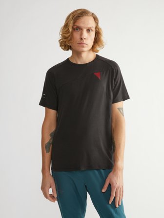 Klättermusen - Fafne SS Tee Men's's - Raven - Men's - XL