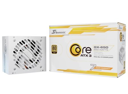 Seasonic CORE-GX-650-V2 650W ATX3.1 80+Gold White