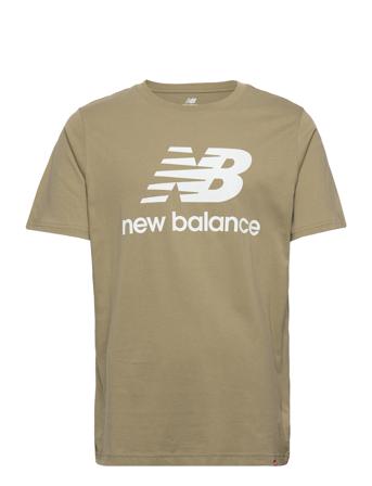 Essentials Stacked Logo Tee T-shirt Brun New Balance