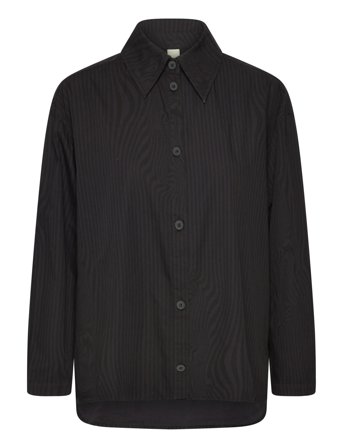 Brixtol Textiles | Stella Blue Glitch Stripe | S