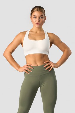 ICANIWILL - Classic Sports Bra White - Dame - ICIW