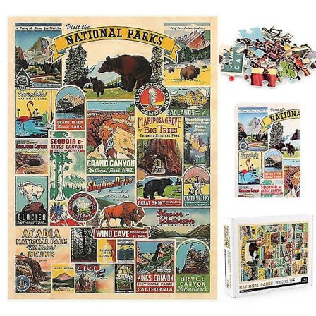 Nationalparker 1000 Bitar Pussel (FMY)